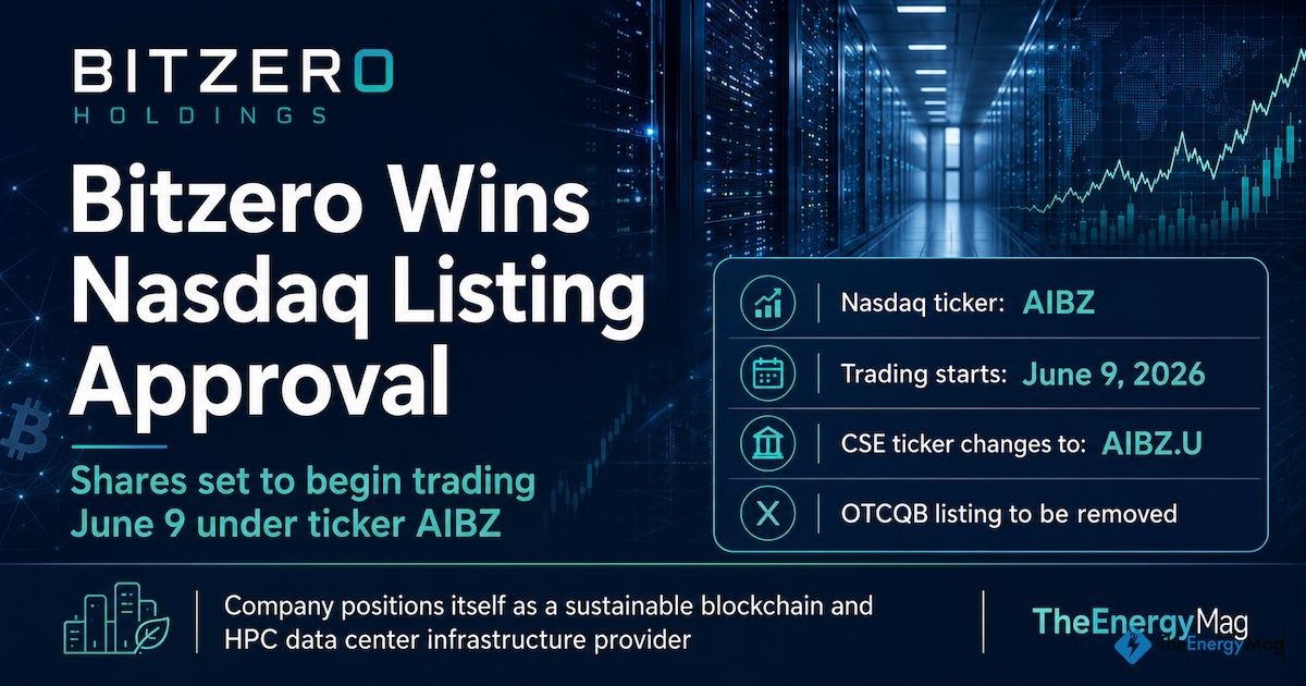 Bitzero Wins Nasdaq Listing Approval as AI Infrastructure Push Expands