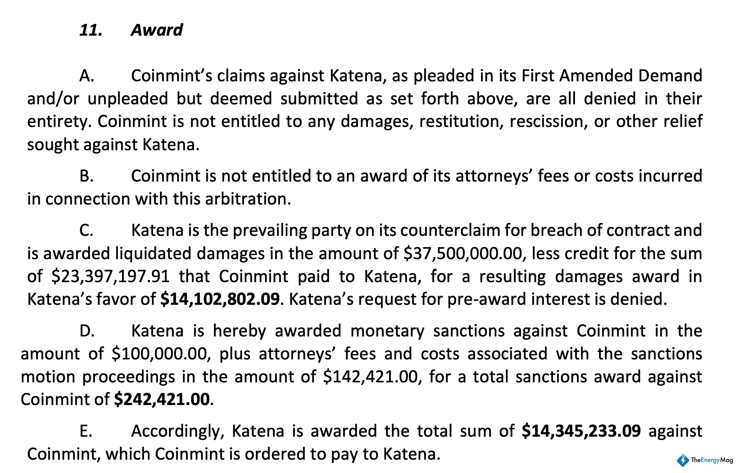 Miner Weekly: Coinmint’s Mining Pivot Backfires with $14M Verdict