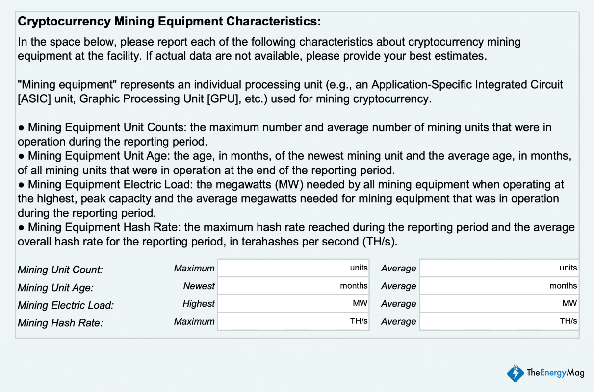 What the US Wants to Know Exactly in the Bitcoin Mining Survey