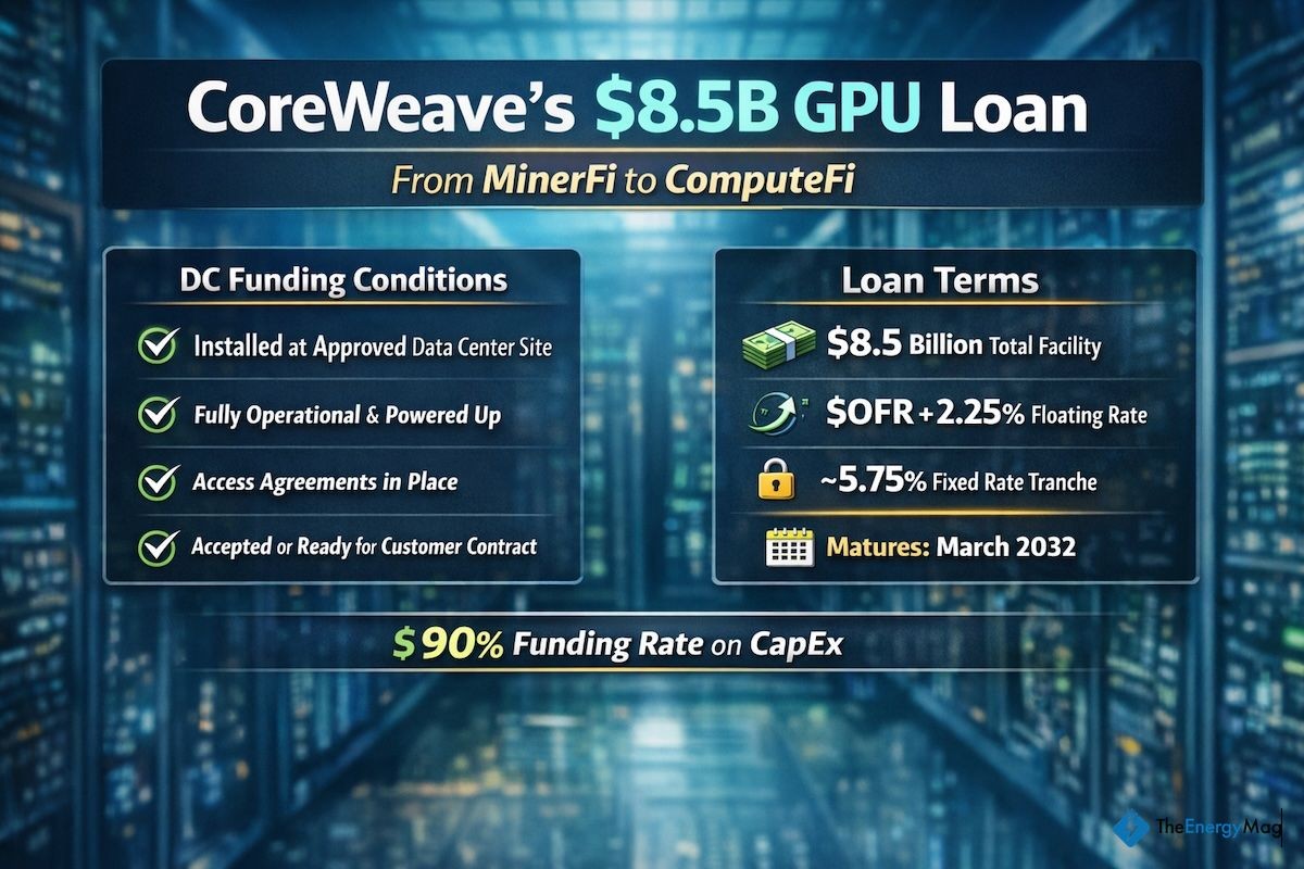 From MinerFi to ComputeFi: CoreWeave’s $8.5B AI Loan Rewrites the Playbook