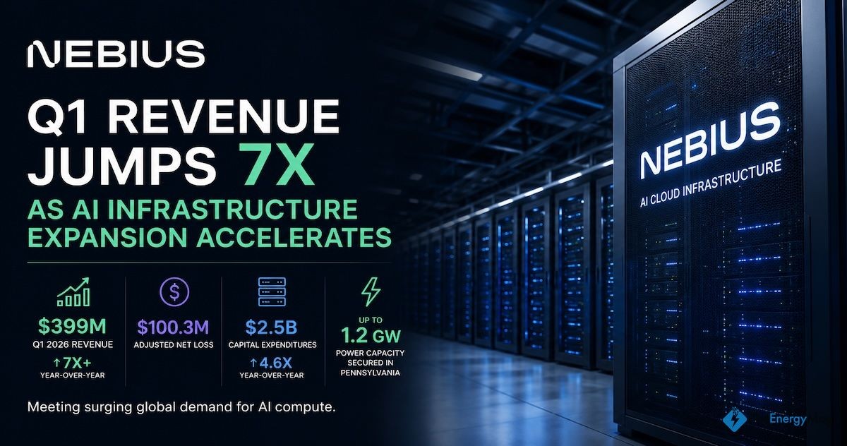 Nebius Q1 Revenue Jumps 7x Amid ‘Unprecedented Demand’ for AI Infrastructure