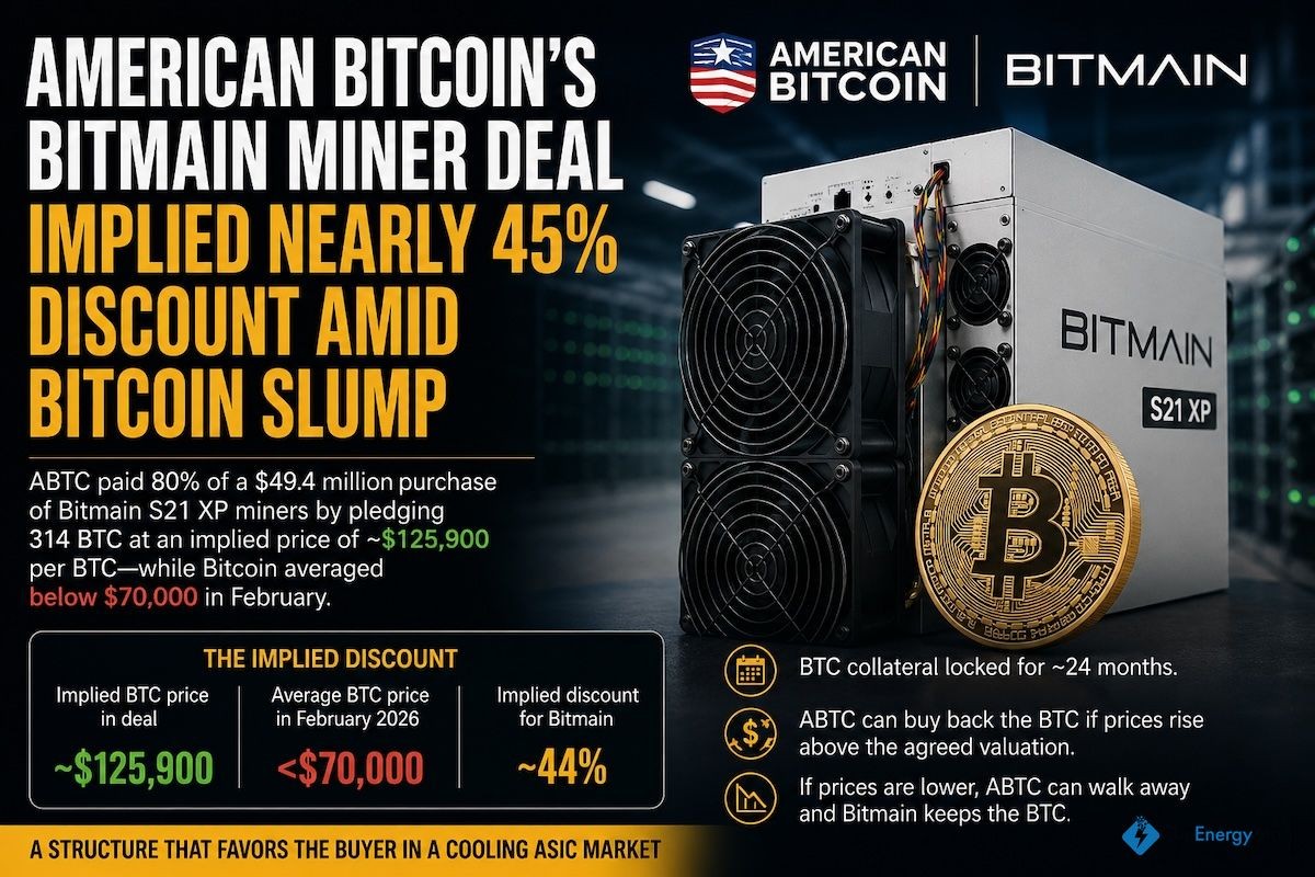 Američki bitcoin osigurani Bitmain rudari uz podrazumijevani popust od 44% koristeći BTC kolateral